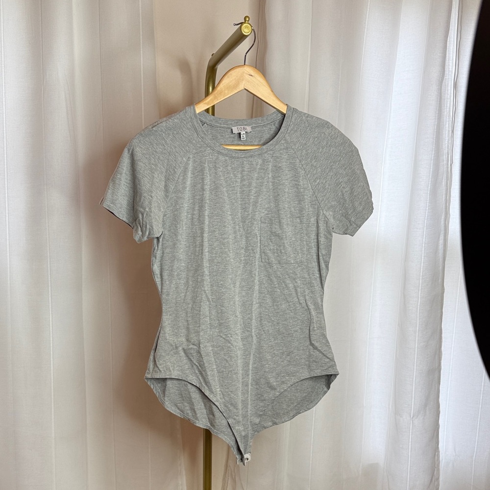 Tobi Heather Gray Women's Bodysuit
